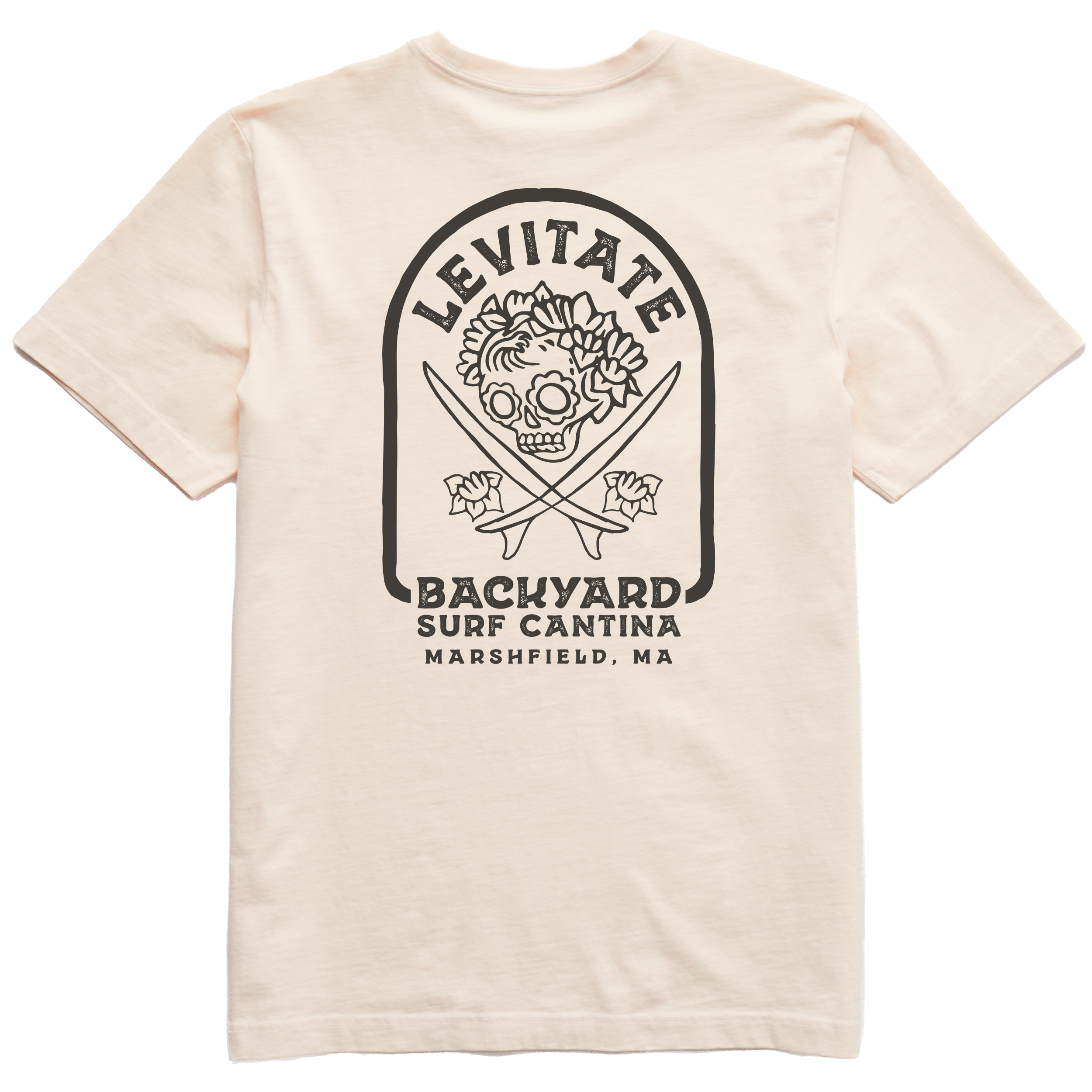 Men's Levitate Backyard Front House Short Sleeve Premium Tee - Levitate