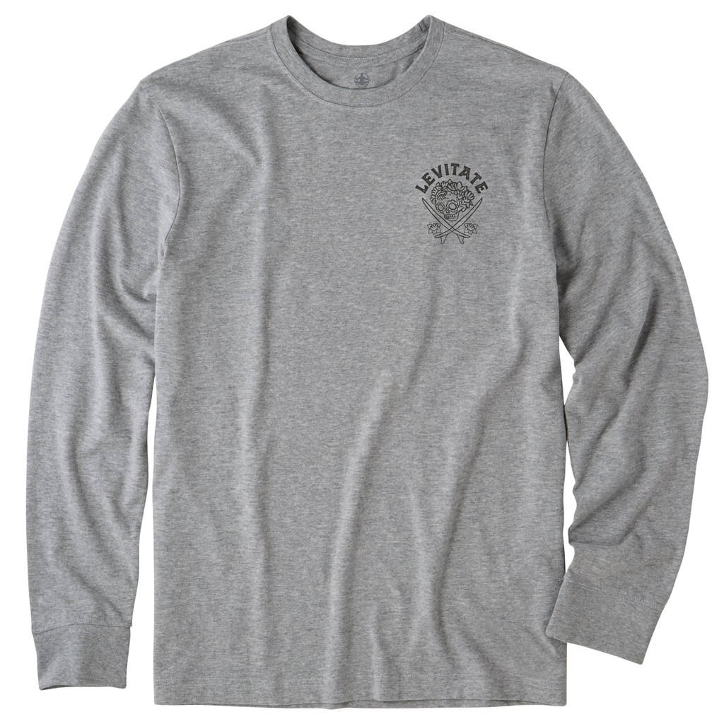 Men's Levitate Backyard Front House Long Sleeve Premium Tee - Levitate