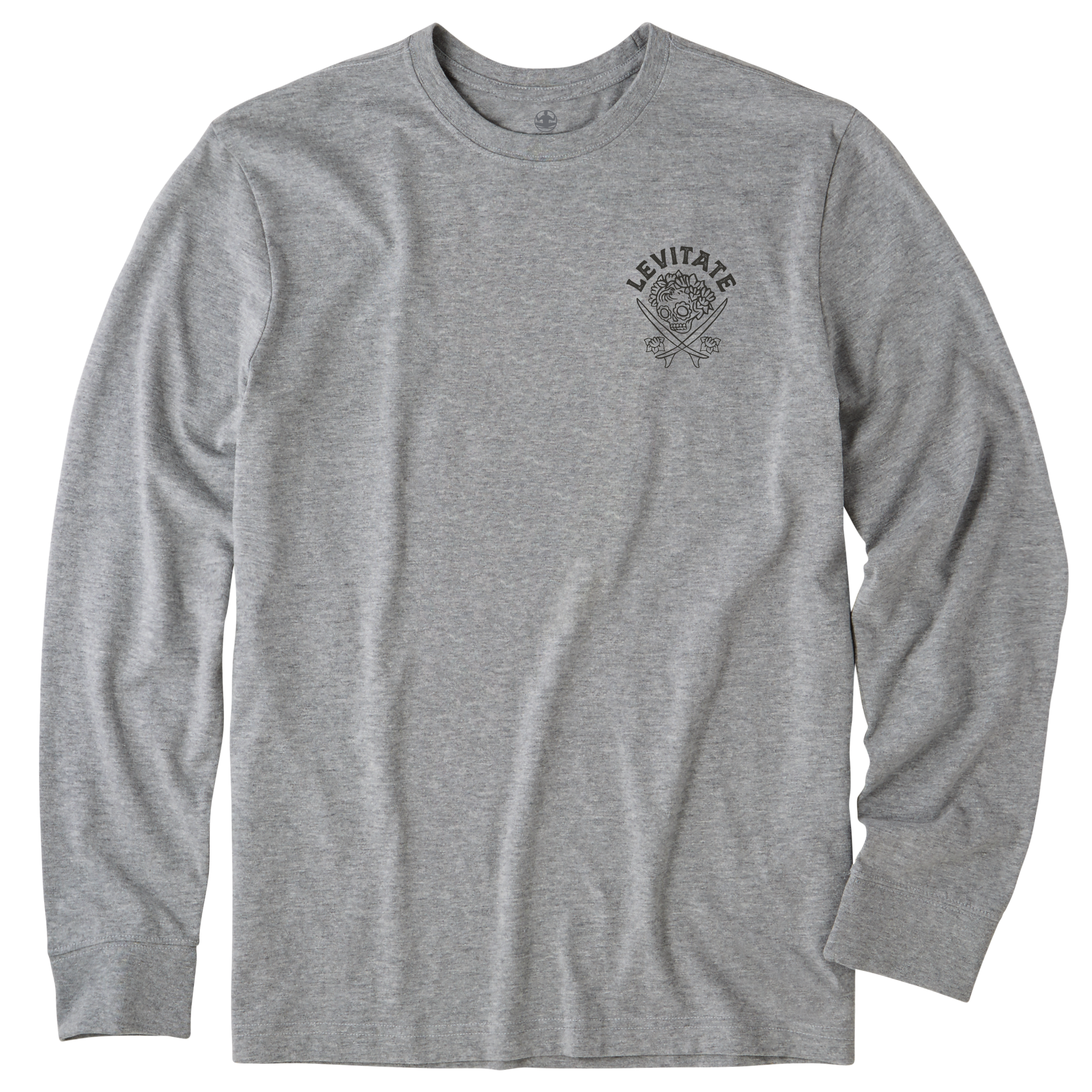 Men's Levitate Backyard Front House Long Sleeve Premium Tee - Levitate