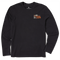 Faded Black - Men's Flannel Jam Long Sleeve Premium Tee