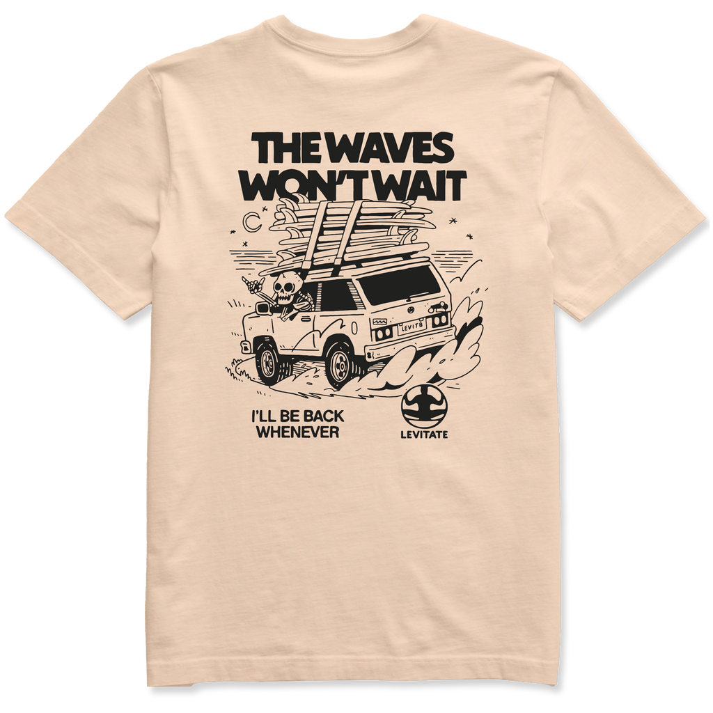 Men's Waves Won't Wait Short Sleeve Premium Tee