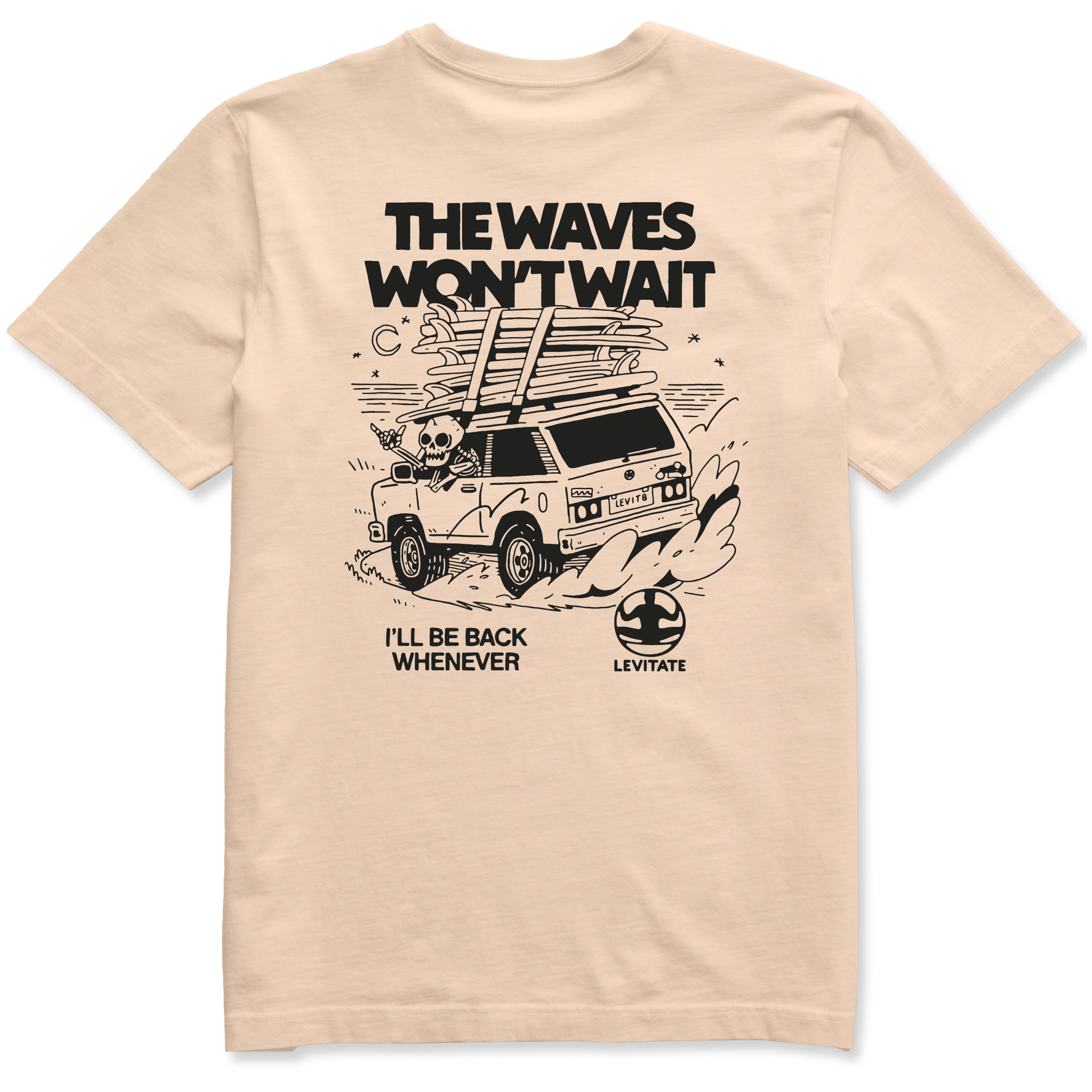 Men's Waves Won't Wait Short Sleeve Premium Tee