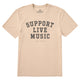 Alabaster - Men's Support Live Music Short Sleeve Premium Tee