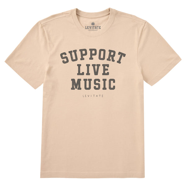 Men's Support Live Music Short Sleeve Premium Tee – Levitate
