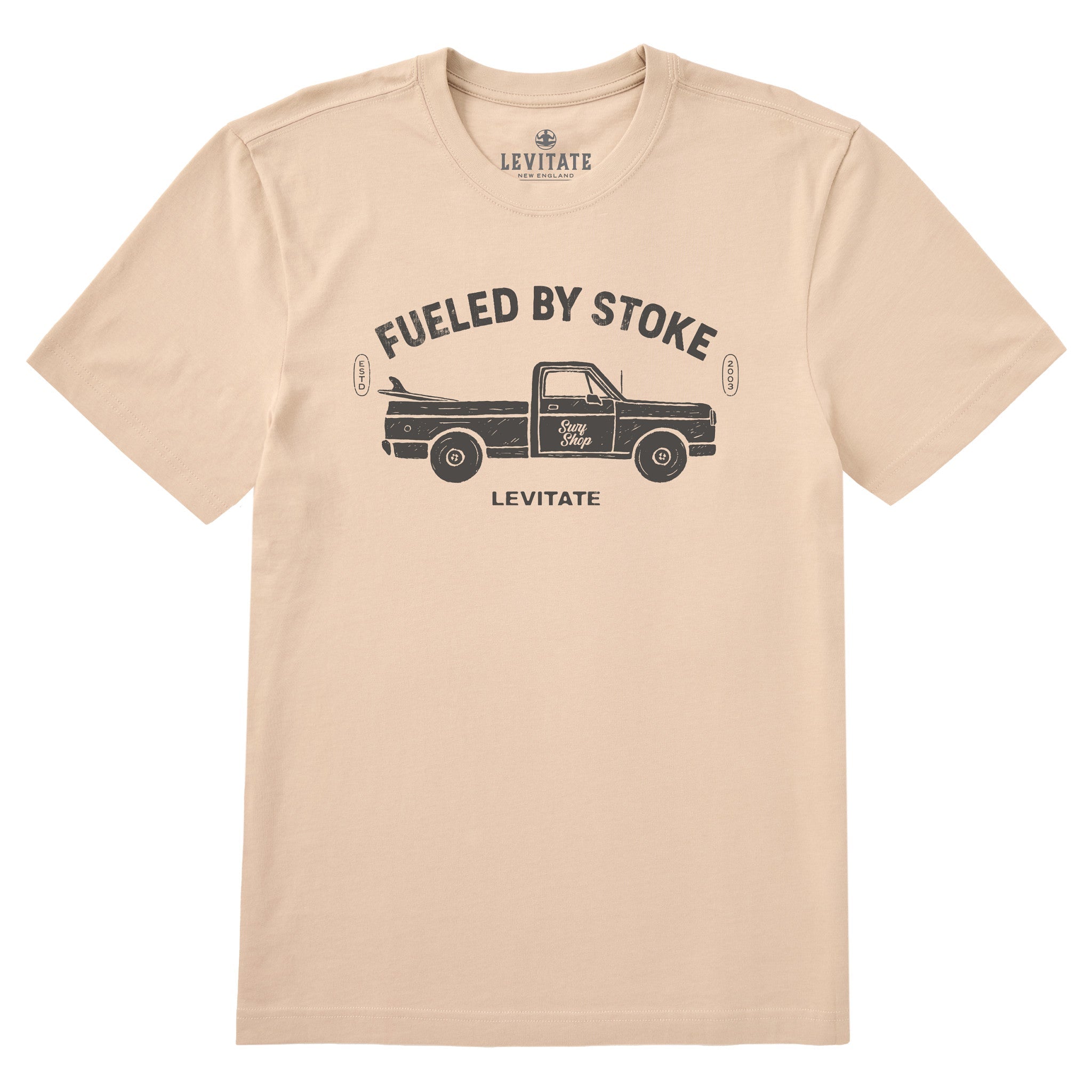 Men's Fueled By Stoke Short Sleeve Premium Tee