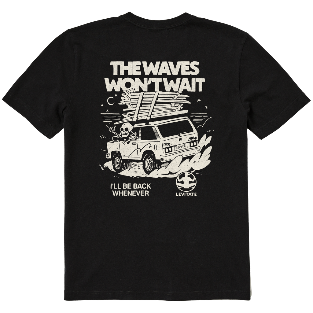 Men's Waves Won't Wait Short Sleeve Premium Tee