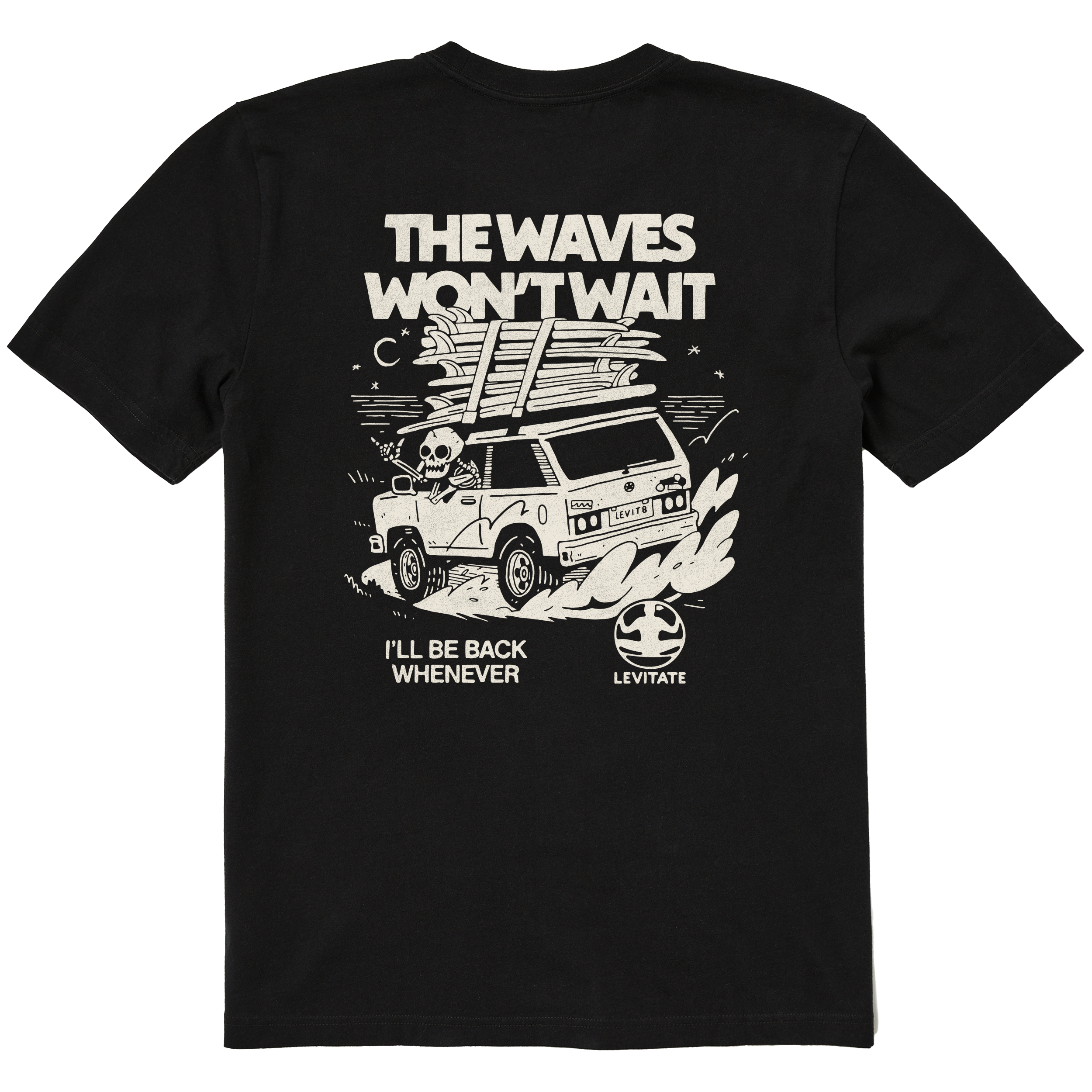 Men's Waves Won't Wait Short Sleeve Premium Tee