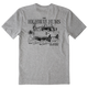 Medium Heather Grey - Men's Highway Hums Short Sleeve Premium Tee
