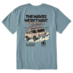 Men's Waves Won't Wait Short Sleeve Premium Tee