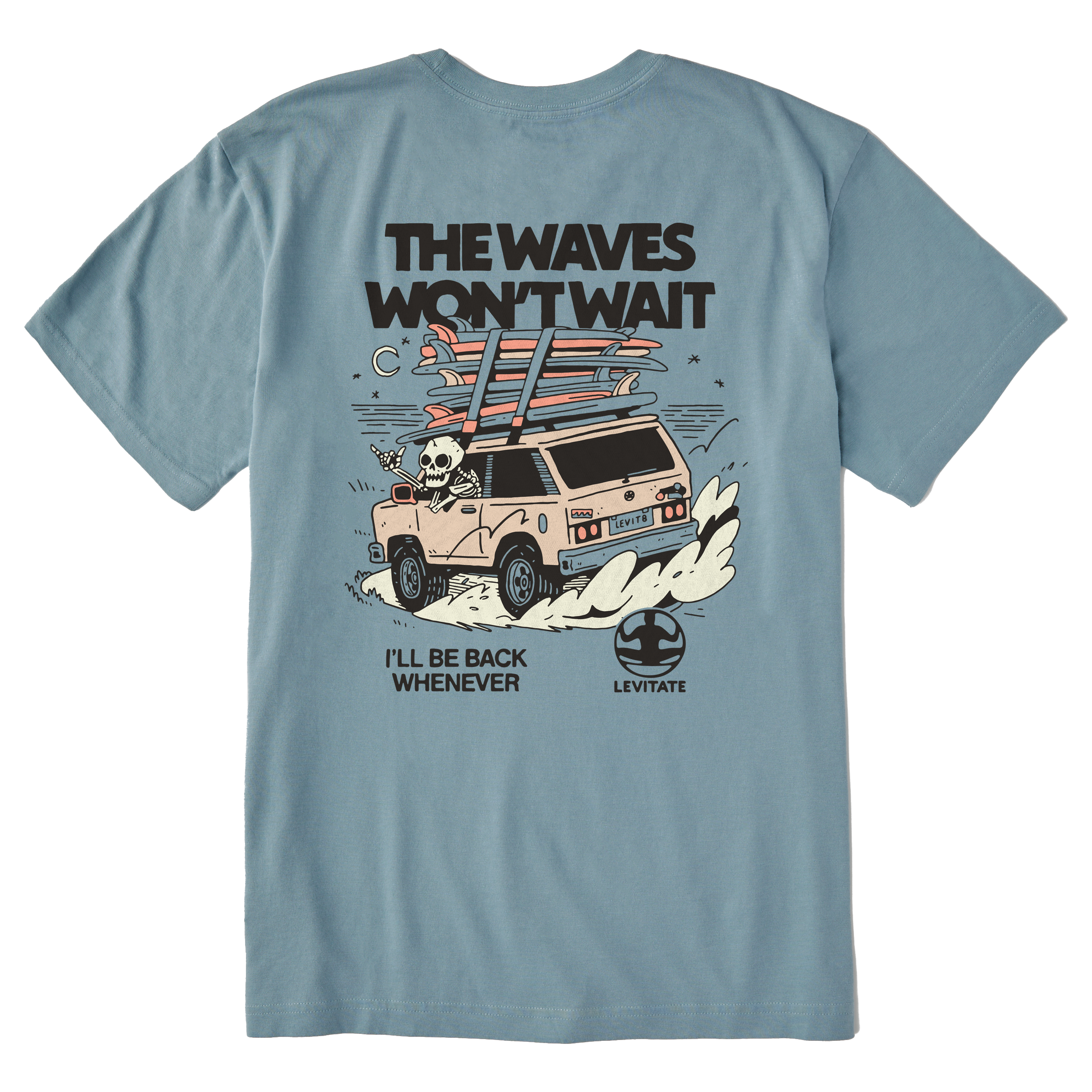 Men's Waves Won't Wait Short Sleeve Premium Tee