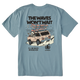 Walden Blue - Men's Waves Won't Wait Short Sleeve Premium Tee