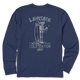 Delta Blue - Men's Cold Water Crew Long Sleeve Premium Tee