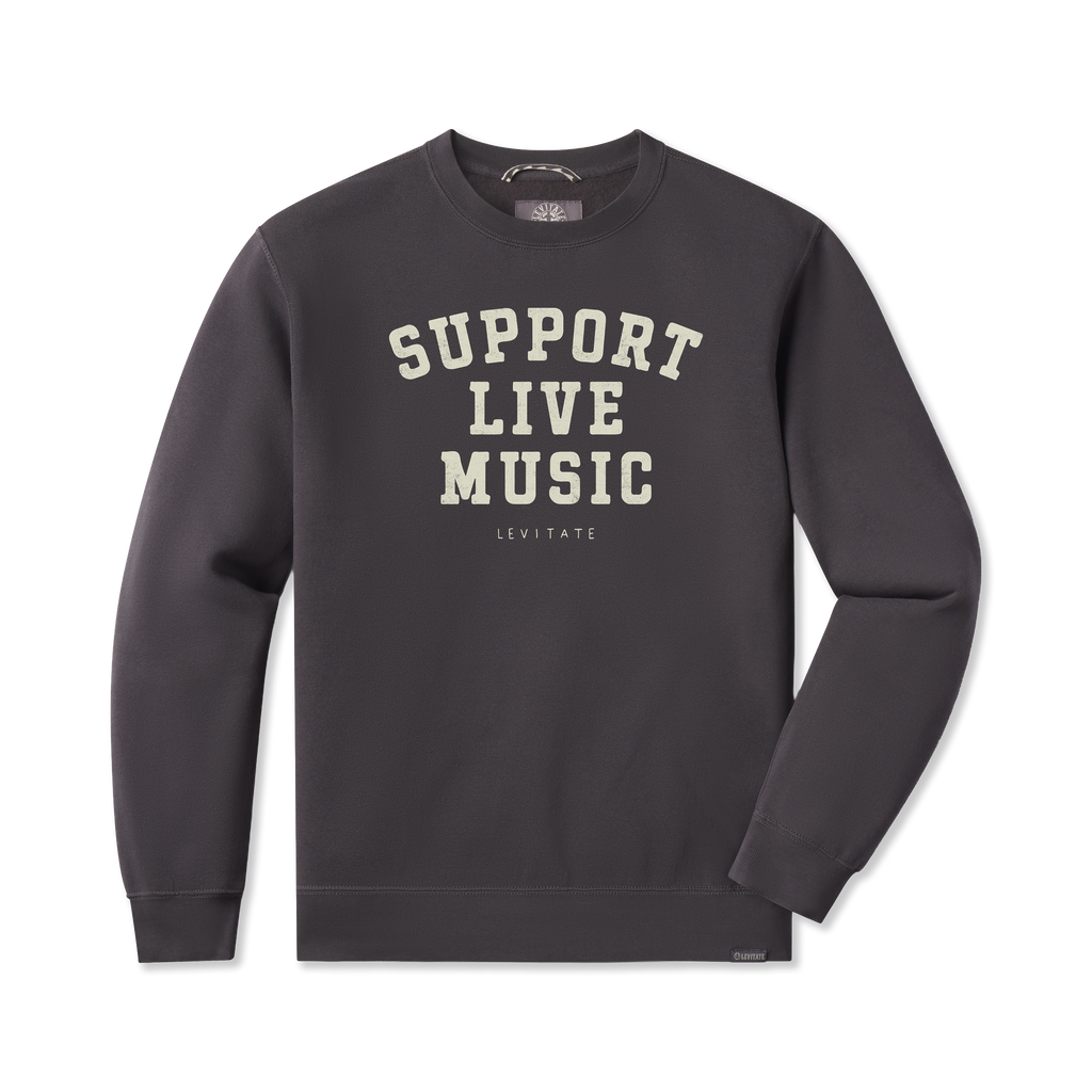 Men's Support Live Music Crewneck
