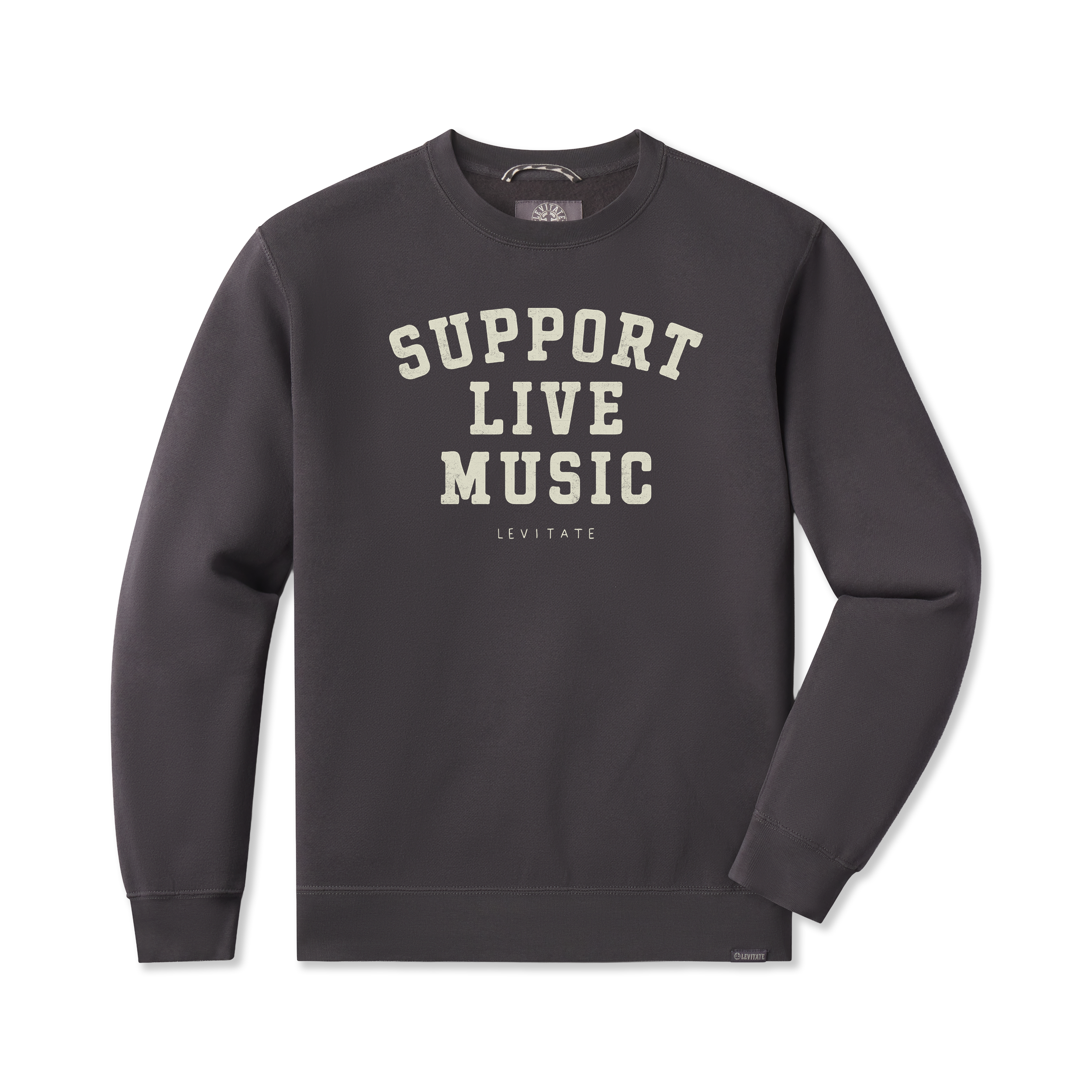 Men's Support Live Music Crewneck