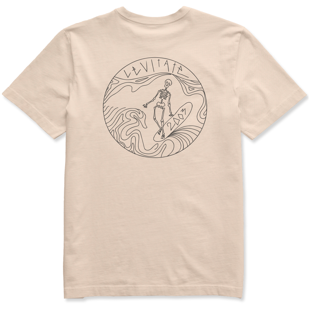 Men's Skeleton Surfer Short Sleeve Premium Tee