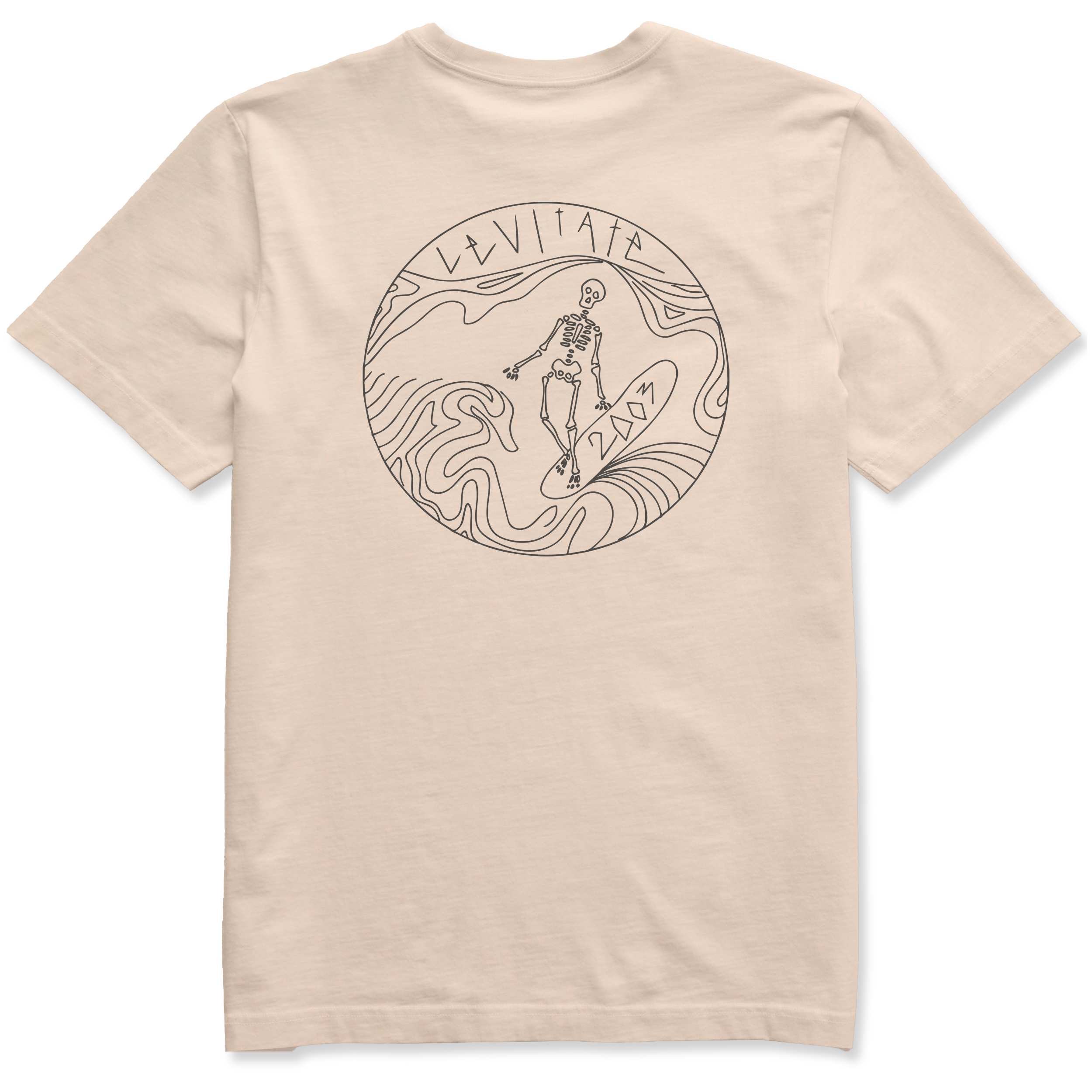 Men's Skeleton Surfer Short Sleeve Premium Tee