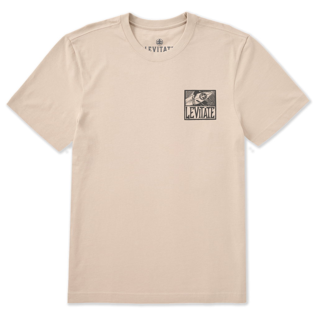 Men's Block Print Surfer Short Sleeve Premium Tee