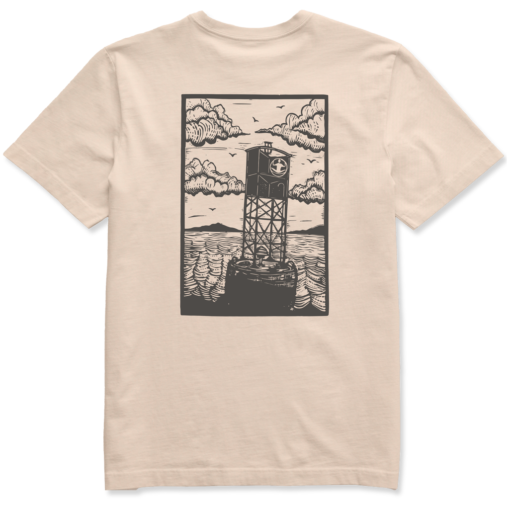 Men's Block Print Buoys Short Sleeve Premium Tee