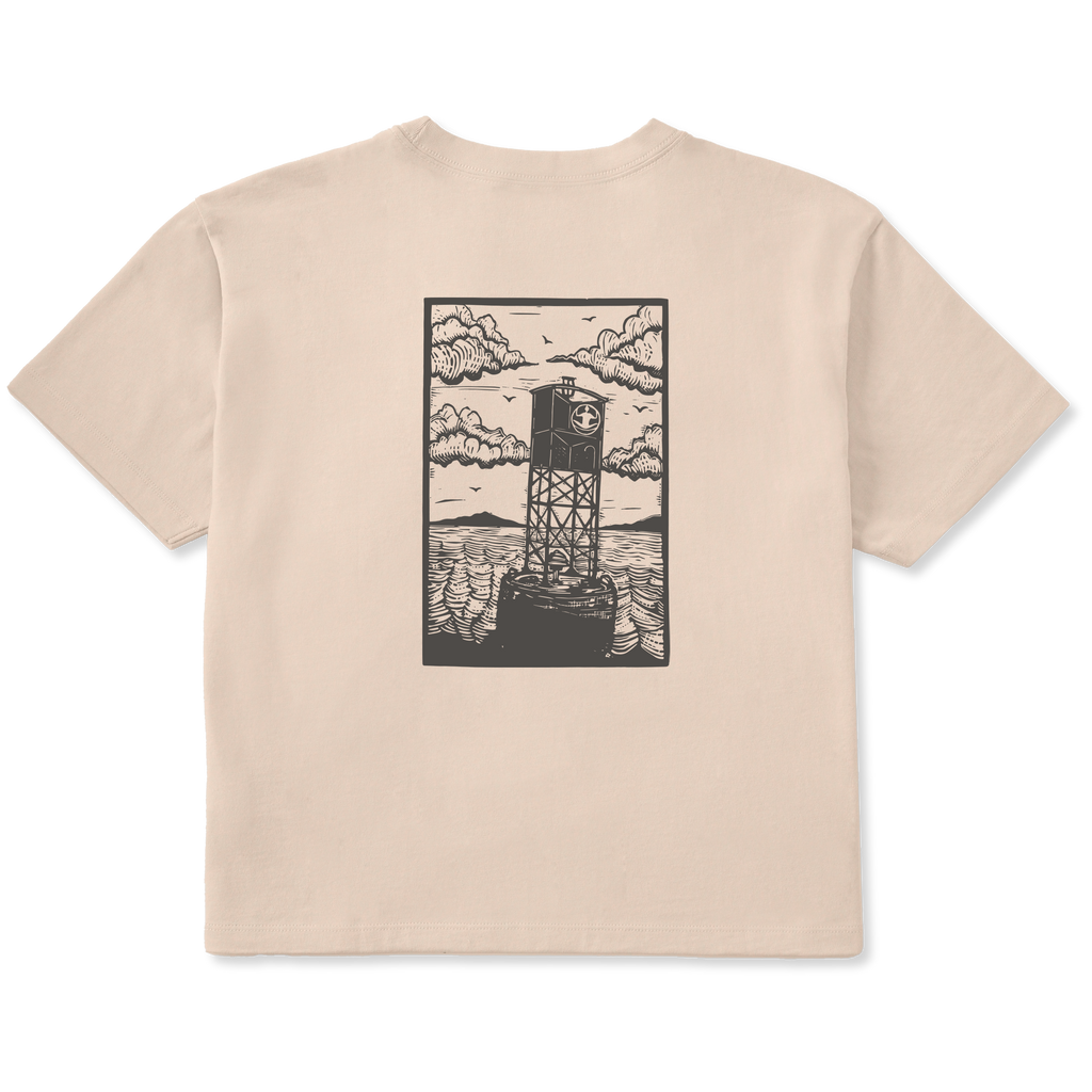 Women's Block Print Buoys Short Sleeve Premium Tee
