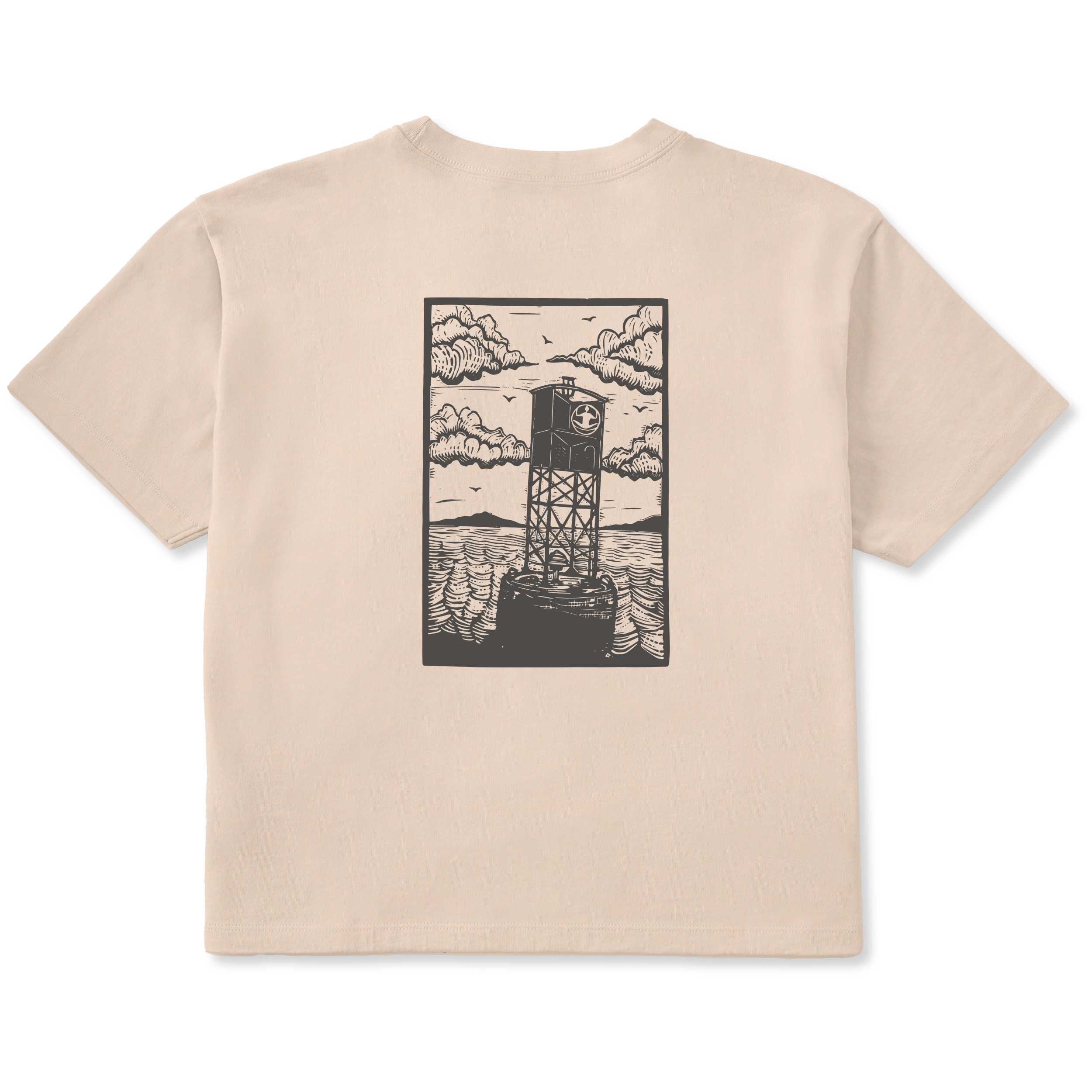 Women's Block Print Buoys Short Sleeve Premium Tee