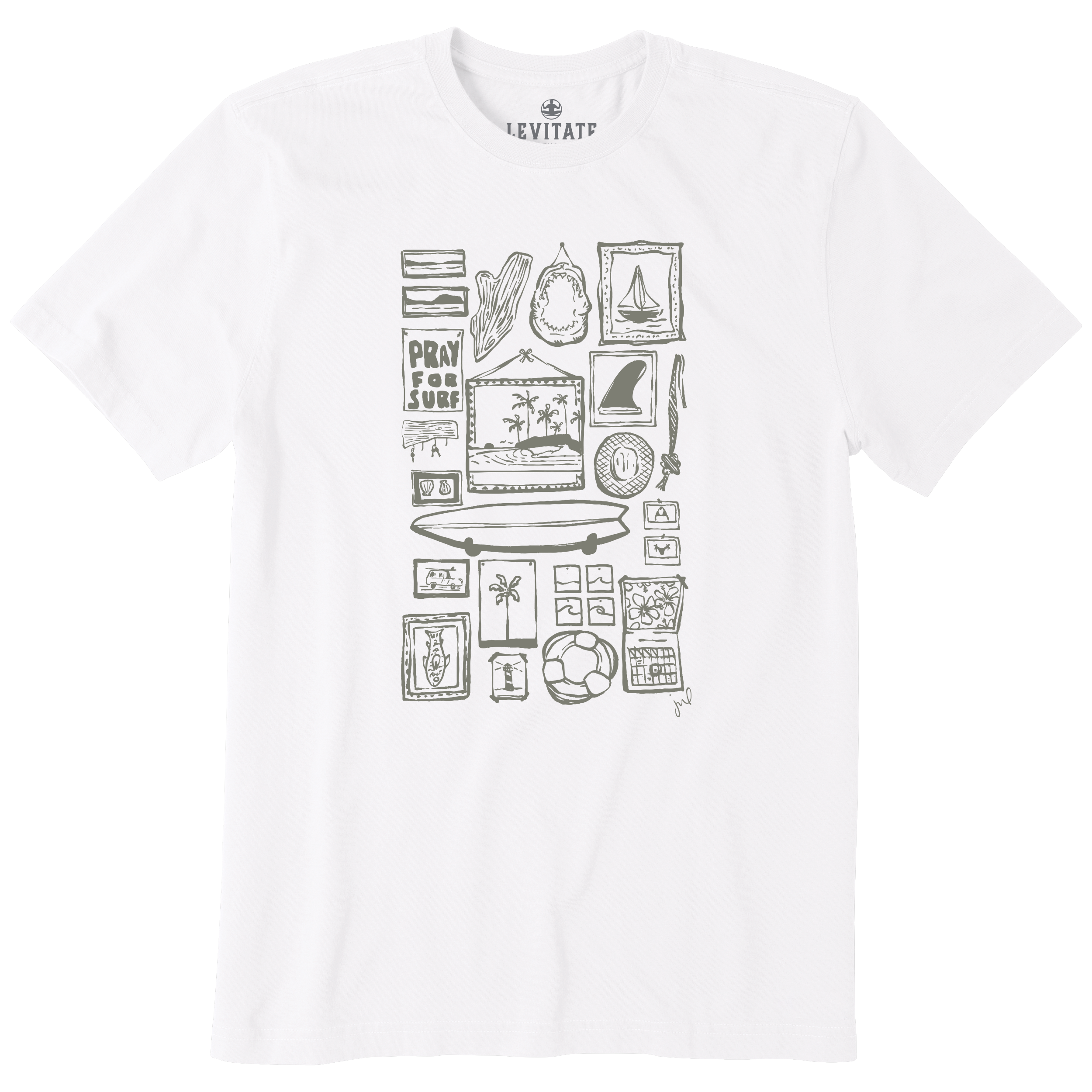 Men's Collage Wall Short Sleeve Premium Tee