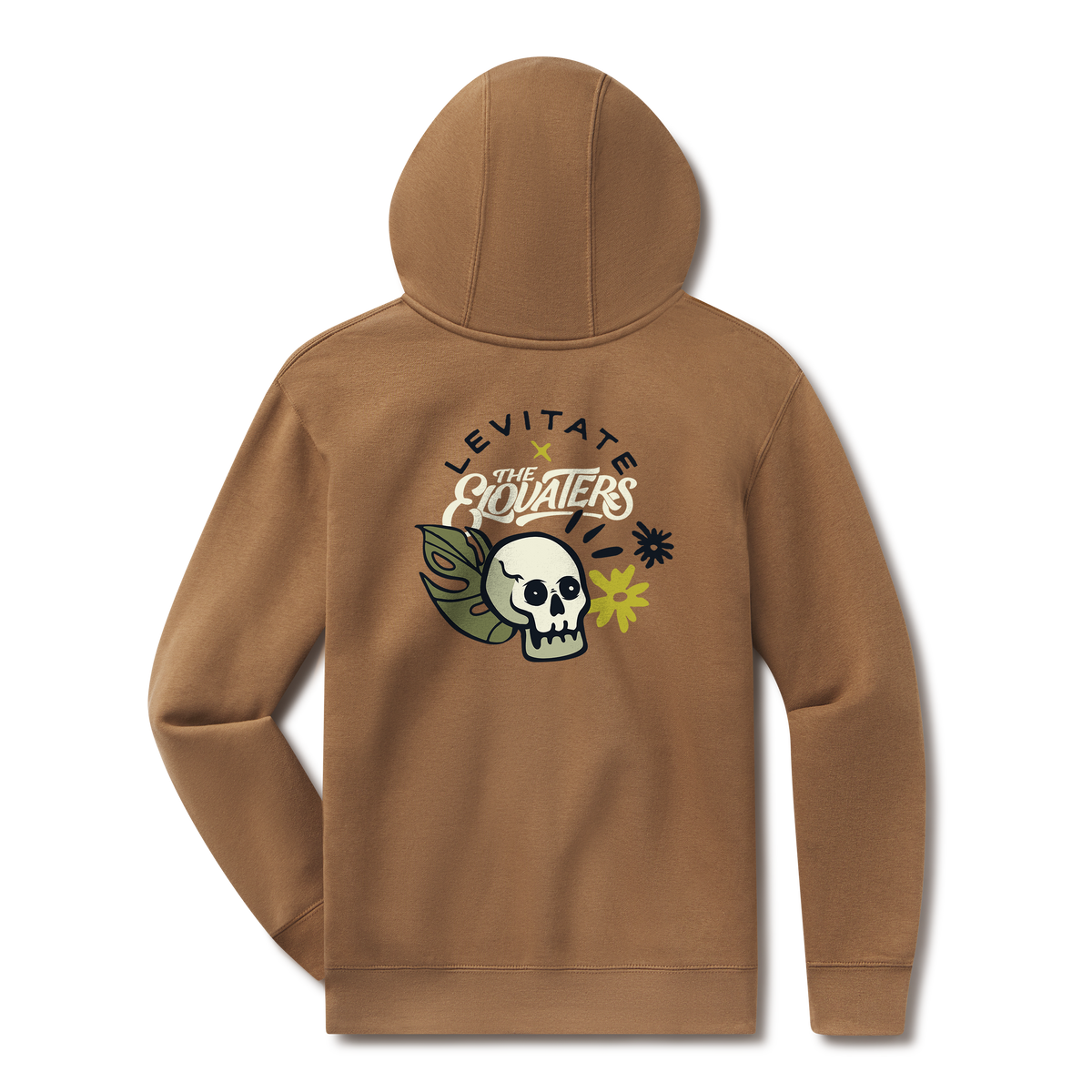 Levitate x Elovaters Skull Hoodie