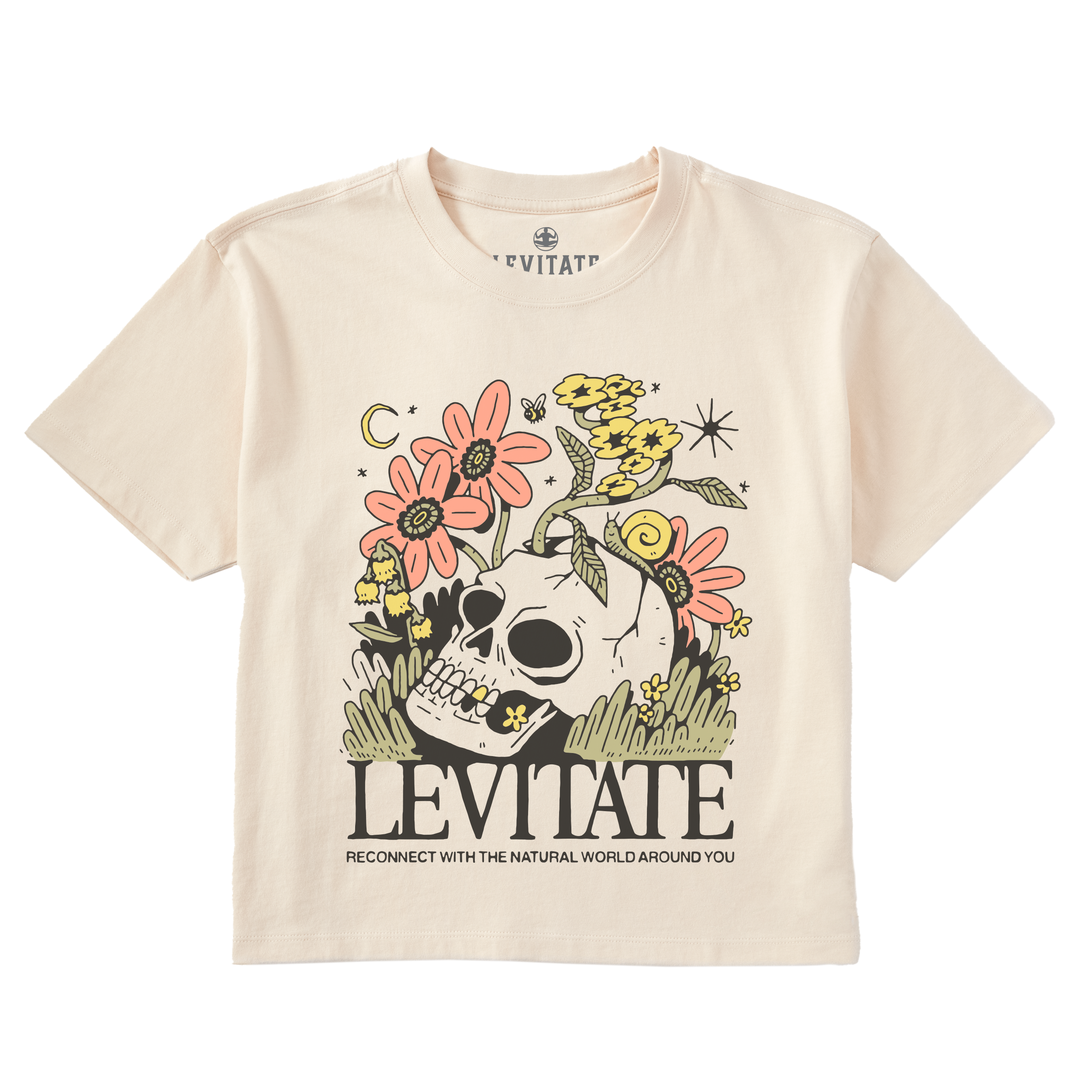 Women's Reconnect Short Sleeve Premium Boxy Tee - Levitate