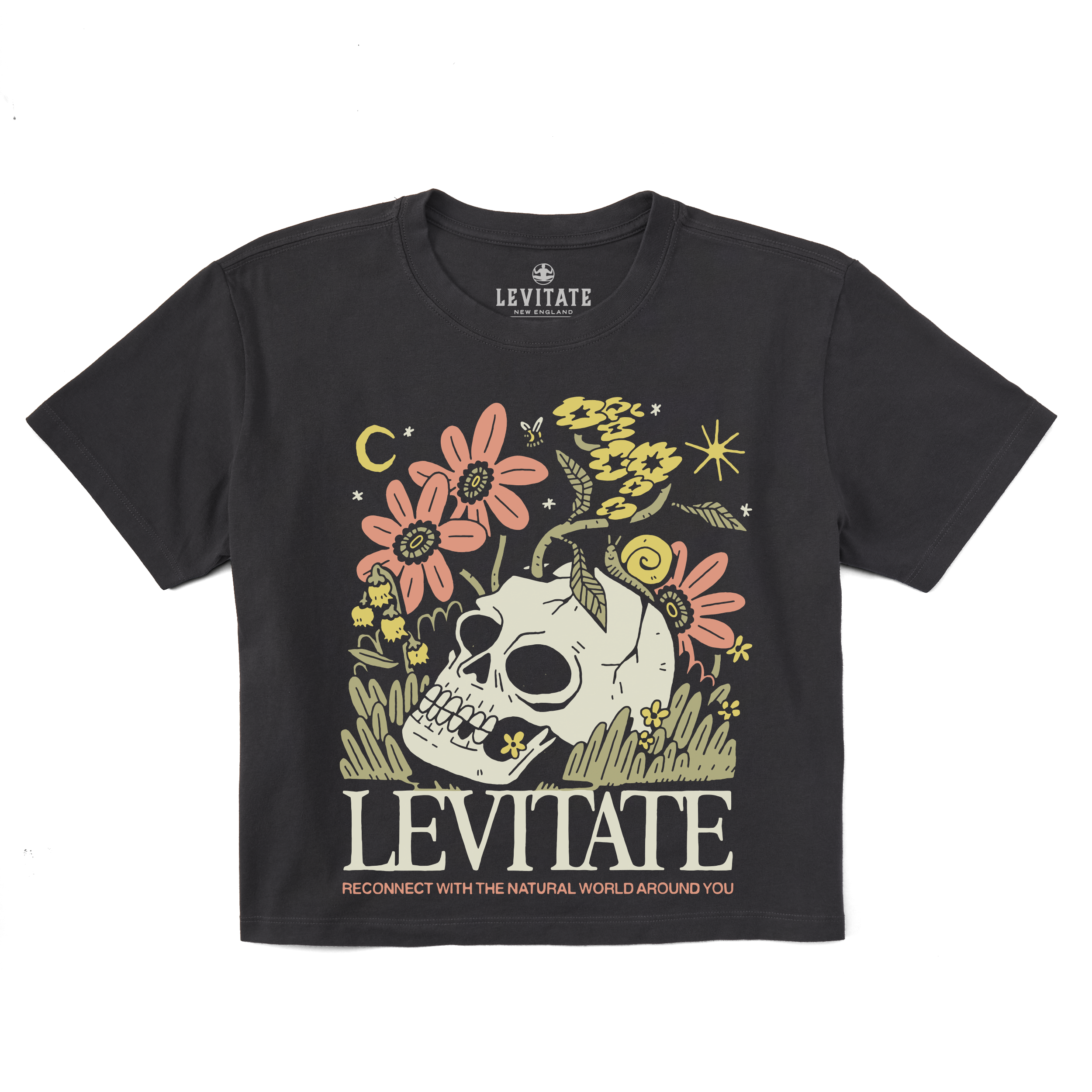 Women's Reconnect Short Sleeve Premium Boxy Tee - Levitate