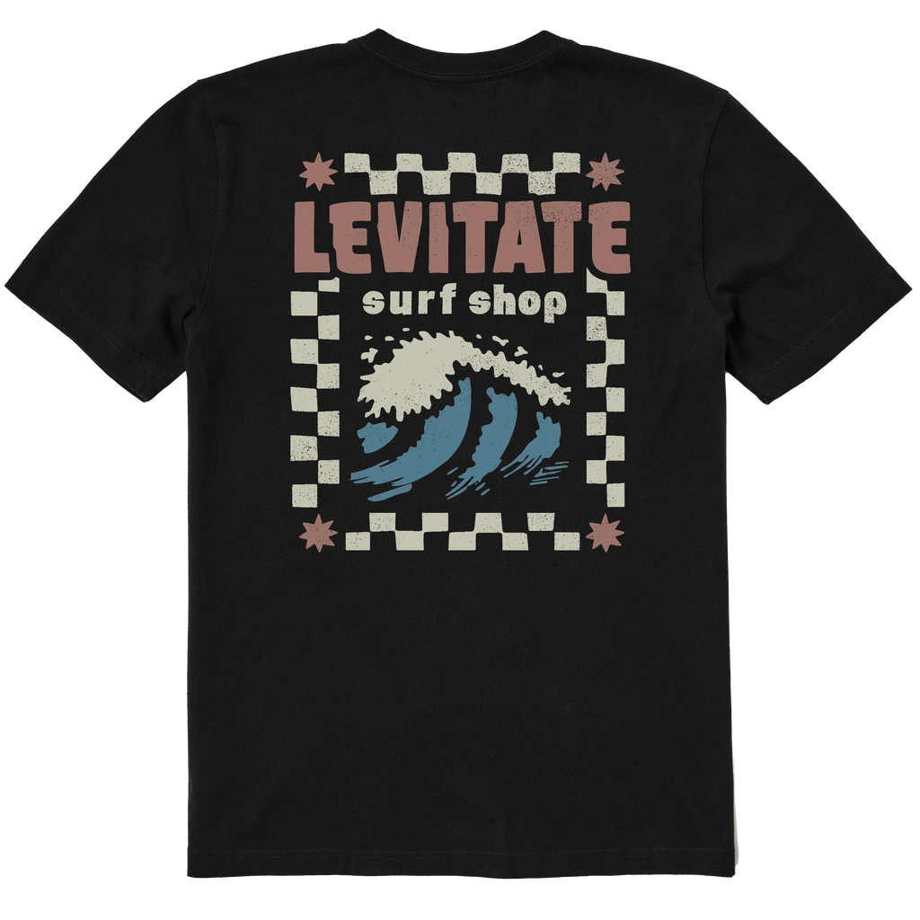 Men's Throwback Tee Short Sleeve Premium Tee - Levitate