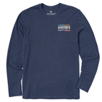 Men's Throwback Tee Long Sleeve Premium Tee - Levitate