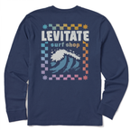 Men's Throwback Tee Long Sleeve Premium Tee - Levitate