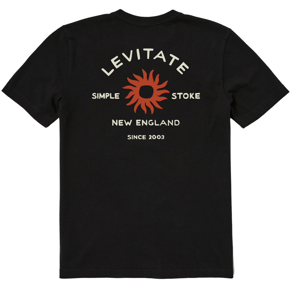 Men's Simple Stoke Short Sleeve Premium Tee - Levitate