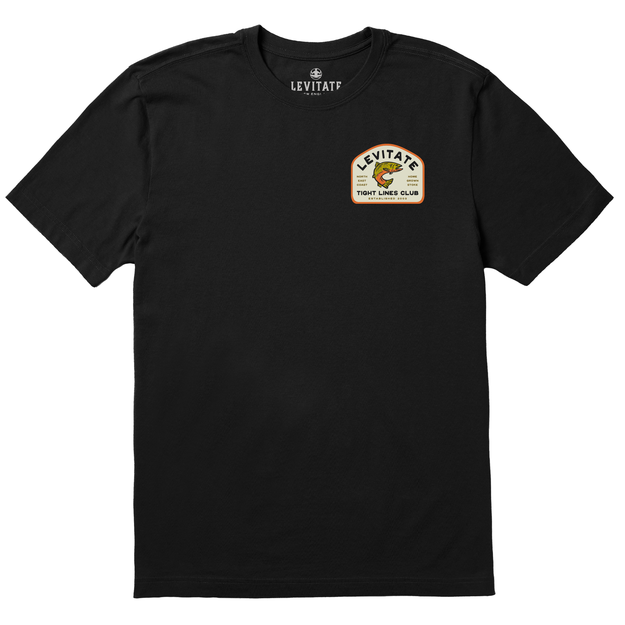 Men's Tight Lines Club Short Sleeve Premium Tee - Levitate