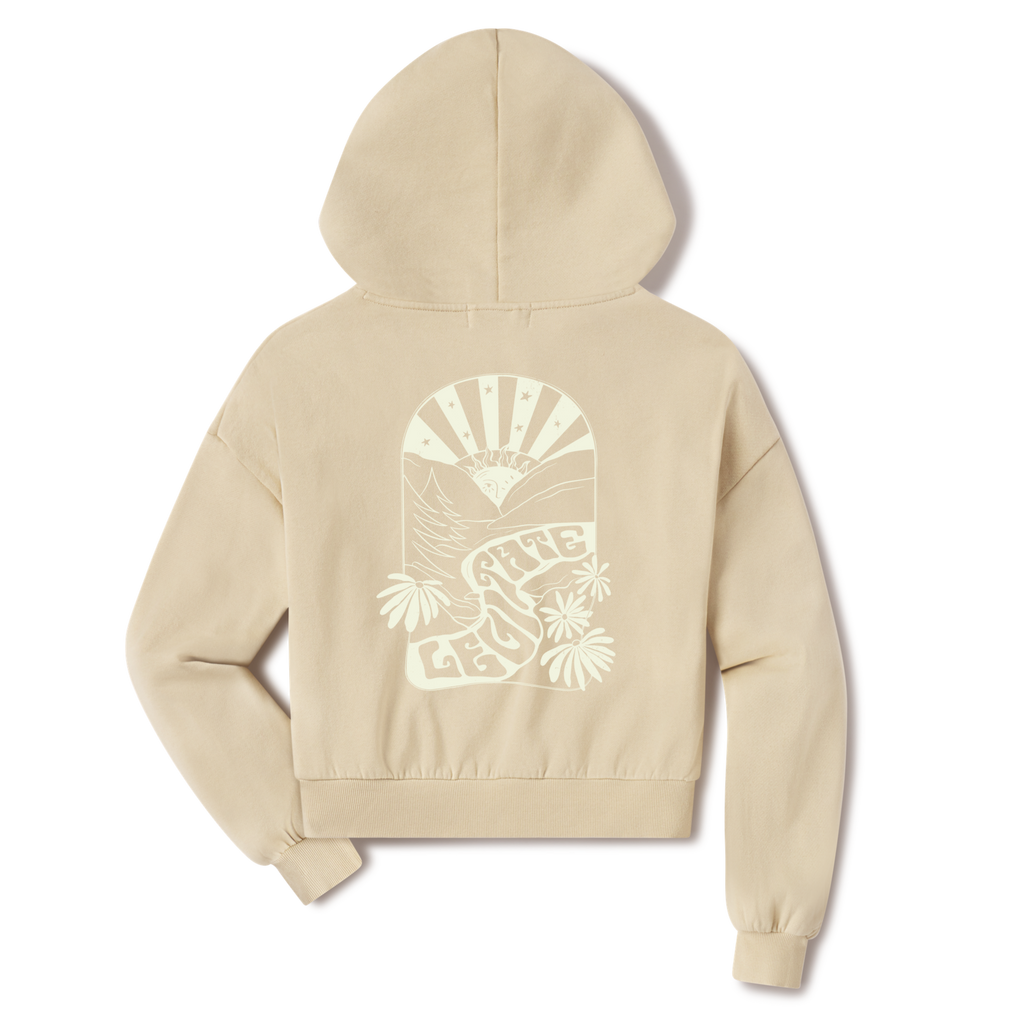 Up The Creek Crop Hoodie - Levitate