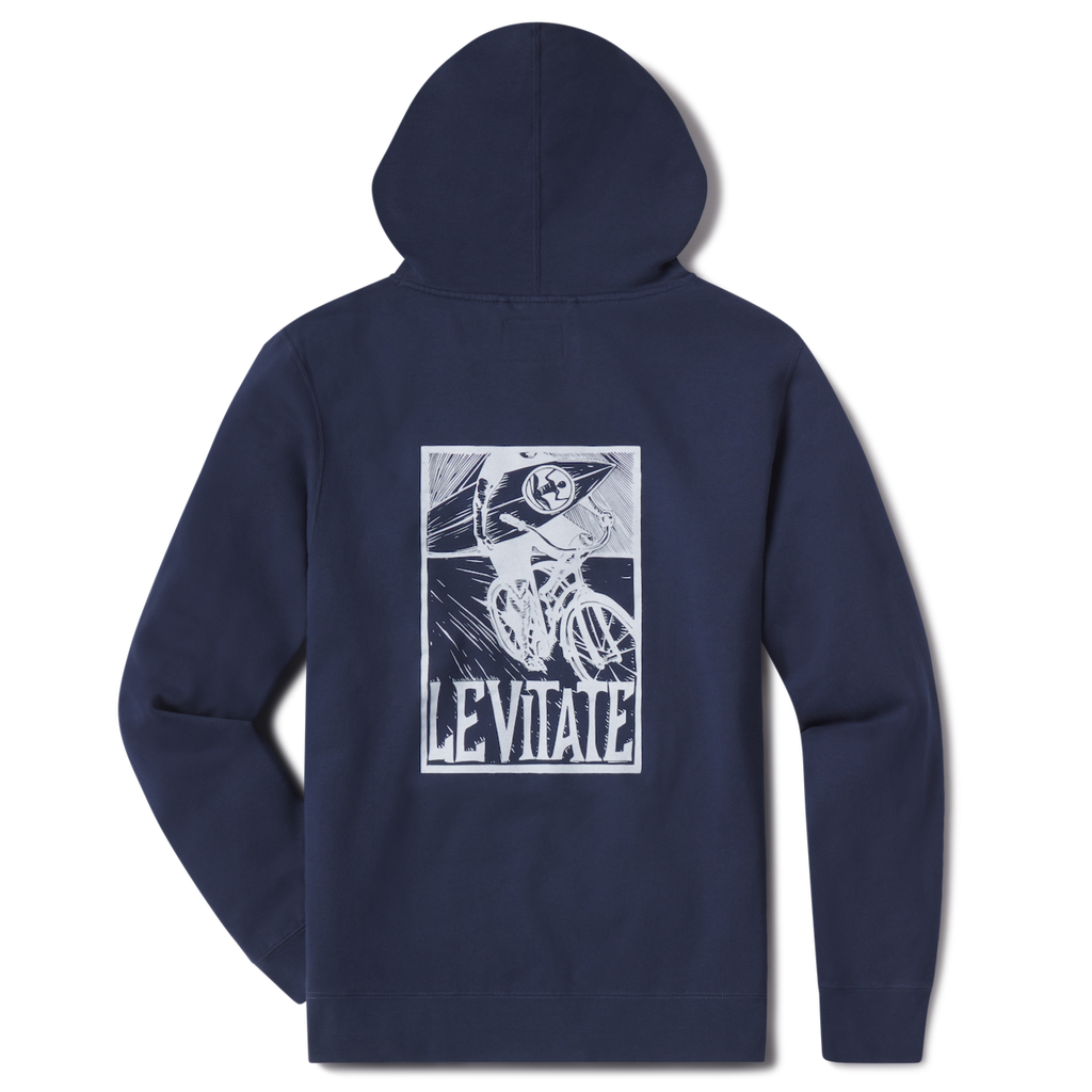 Block Print Surfer Hoodie - Levitate