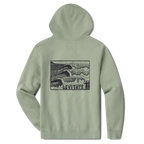 Block Print Waves Hoodie - Levitate