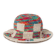 Rainbow Check - Crochet Hemp Hat