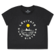 Vintage Black - Surf Sisters Crop