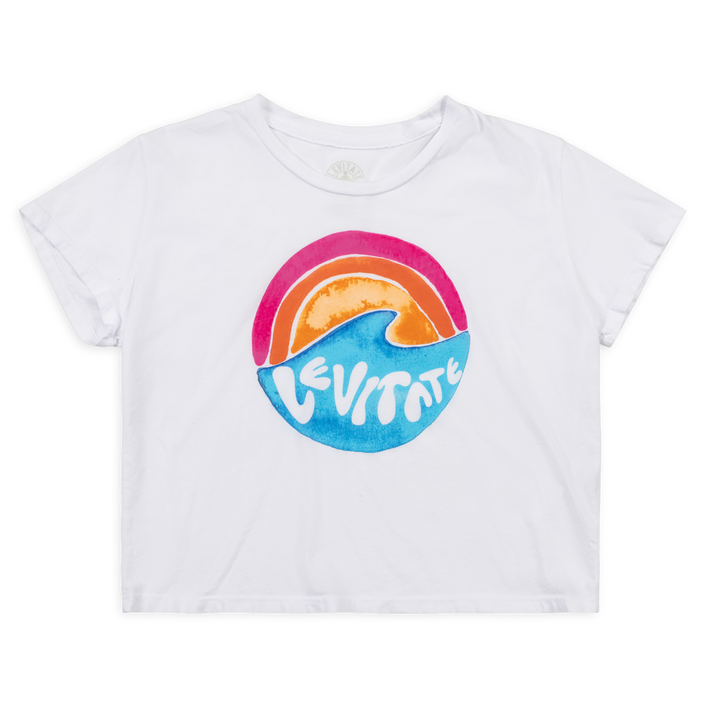Rainbow Wave Crop - Levitate