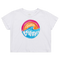 White - Rainbow Wave Crop