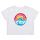 White - Rainbow Wave Crop
