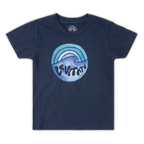 Rainbow Wave Youth Tee - Levitate