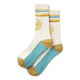 Retro Sun - Vintage White - Fireside Sock