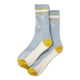 Tri Tone - Bay Blue - Fireside Sock