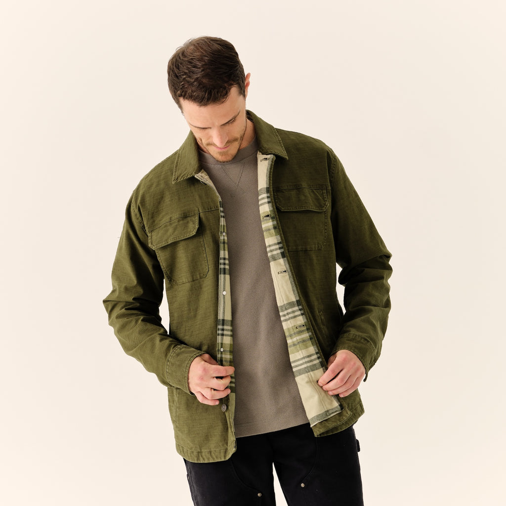Men's Canvas Crew Jacket - Levitate