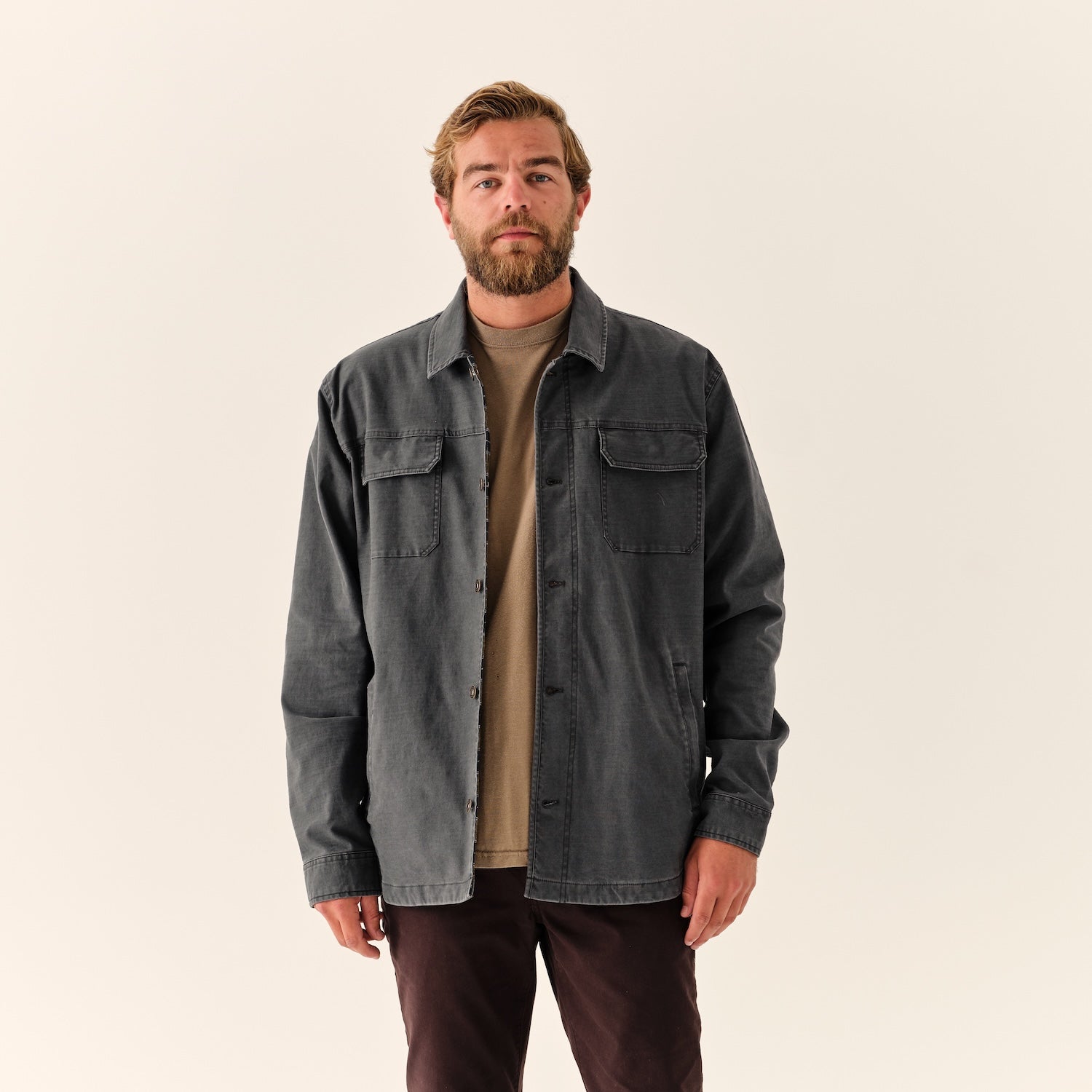 Men's Canvas Crew Jacket - Levitate