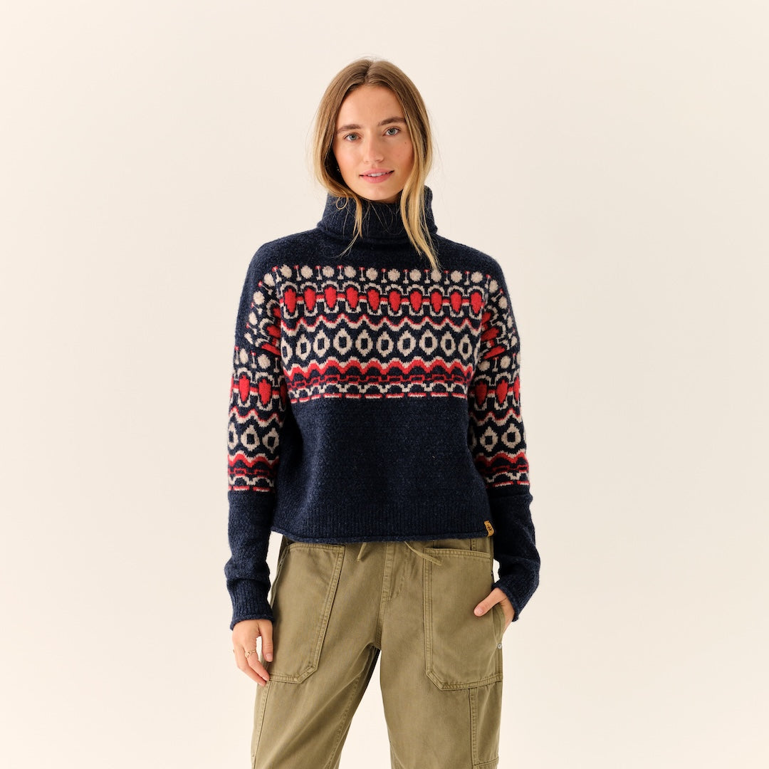 Women's Downeast Cowl Neck Sweater - Levitate