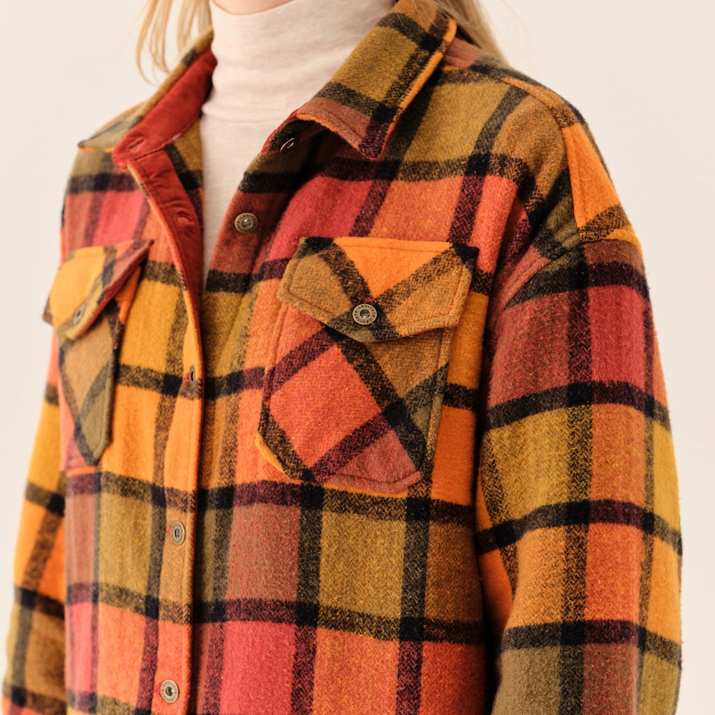 Women's Flannel Shirt Jacket