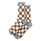 Sepia Check - Fireside Sock