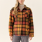 Acadia Plaid - Fire - Women's TOH Flannel Shirt Jacket
